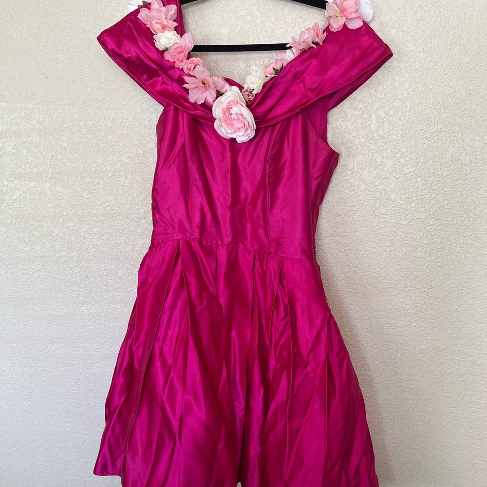 Steppin' Out Fuchsia Dress